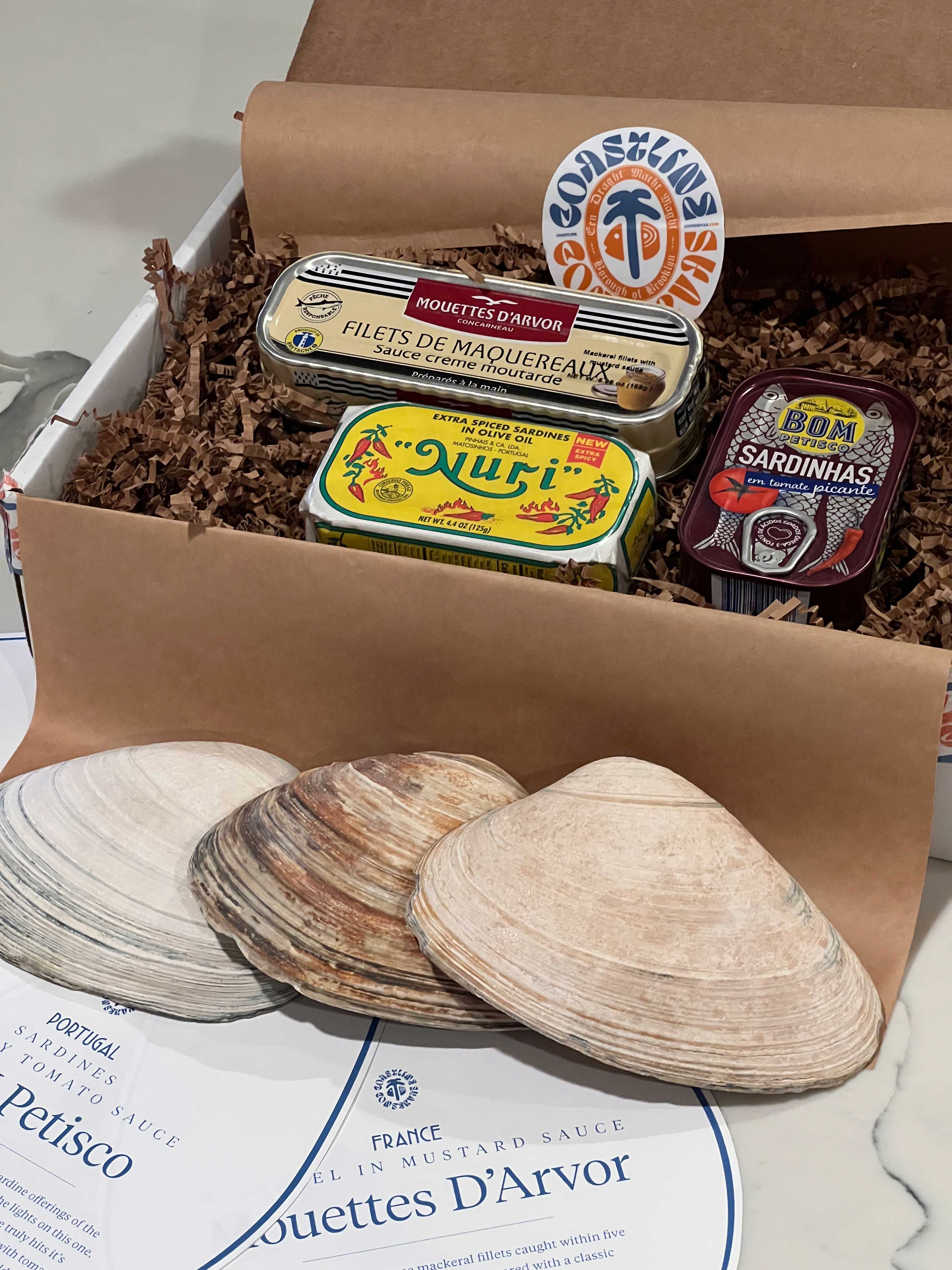 The Coastline Box: The Monthly Tinned-Fish Subscription – Coastline Conservas